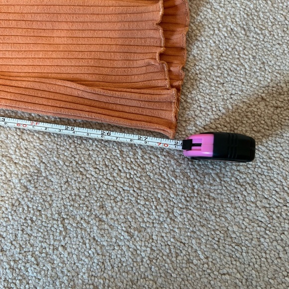 ✨ NWT Billabong | Orange Ribbed Wide-Leg Lounge Pants ✨ Large - Picture 6 of 6